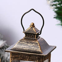 Luz Nocturna Navideña 1PC Decoración De Escritorio Con Árbol De Navidad Y Santa Claus Figura De Plástico Retro Para Adornos Del Hogar - details 3