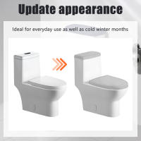 Juego De 2 Cubiertas De Tanque De Inodoro En Veludo Cómodo Accesorio De Baño Universal Tapete De Almohadilla Para Inodoro Material De Algodón Linter - details 4