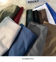 Camiseta De Algodón Para Hombre De 7.4 Oz 210gsm Color Sólido Oversized Con Mangas Cortas Estilo Casual Para El Verano Disponible Hasta 5XL - details 12