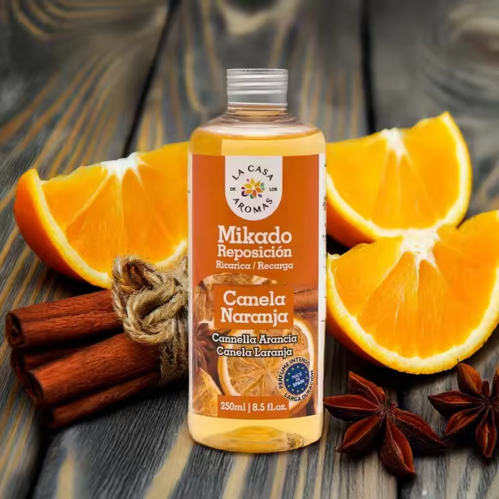 PANDAHOME Ambientador Mikado Reposición 250ML – Recarga de Aroma Natural y Duradero - 1