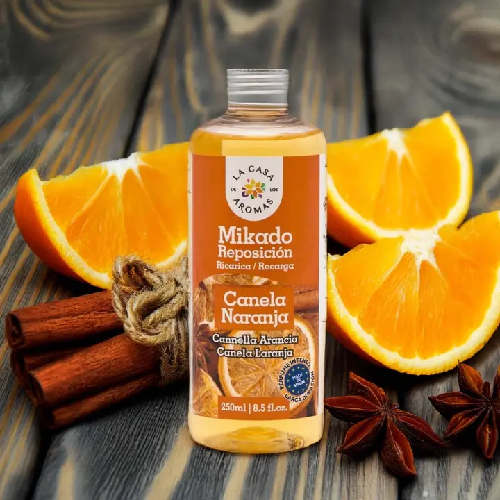 PANDAHOME Ambientador Mikado Reposición 250ML – Recarga de Aroma Natural y Duradero - 1