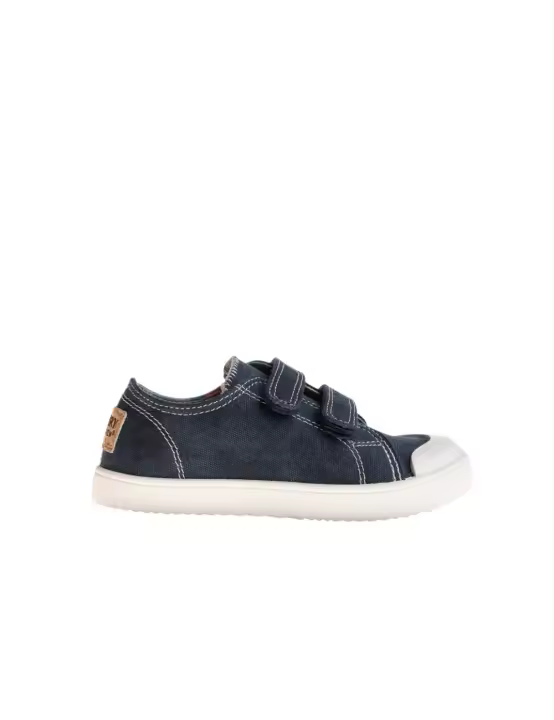 PABLOSKY ZAPATILLA DE LONA RESPETUOSA VELCROS 980120 MARINO NIÑO - 1