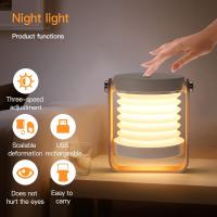 Lámpara de cabecera de luz táctil regulable, lámpara de cabecera portátil lámparas de cabecera con luz nocturna segura mesita de noche portátil - details 3