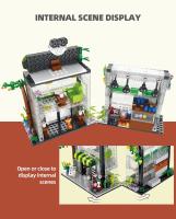 Bloques De Construcción Creativos De Ciudad Callejón Café Fábula Modelo Puzzle DIY Juguete Para Niñas Edad Recomendada 6-18 Años - details 2