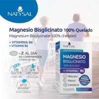Magnesio Bisglicinato 100% Quelado + B6 de Natysal 60 Comprimidos - details 3