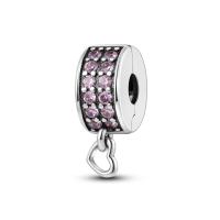 LAZA 1PC Colgante De Cruz Perfume Plata Esmaltada Para Hacer Pulseras Joyería Para Mujer Bola De Zirconia Metálica Peso 3g - details 10