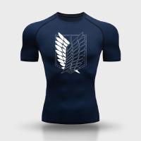 Camiseta De Compresión Transpirable Y Cómoda Para Ciclismo Y Correr Exterior Talla S-3XL Ropa De Entrenamiento Rápida Secado Para Hombres - details 11