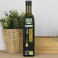 Aceite de Girasol Bio Alto Oleico  500ml  Pack de 2x  Prensado en frío  Ideal para cocina saludable y repostería  100% vegetal y ecológico  NATURGREEN - details 1