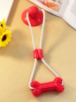 Juguete Para Perros De Borracho Resistente Mordedor De Hueso Inferior Con Entrenamiento De Dientes Juguete De Goma TPR - details 4