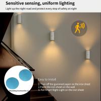 Lámpara De Noche LED Recargable Con Sensor De Movimiento 3 Modos De Iluminación Luz Magnética Para Pasillos Y Escaleras - details 3