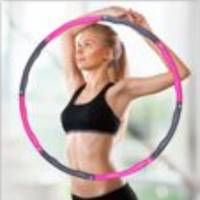 Weighted Hula Hoop for Adults Fitness Exercise Hoop for Weight Loss Home Workout and Gift for Friends - details 0