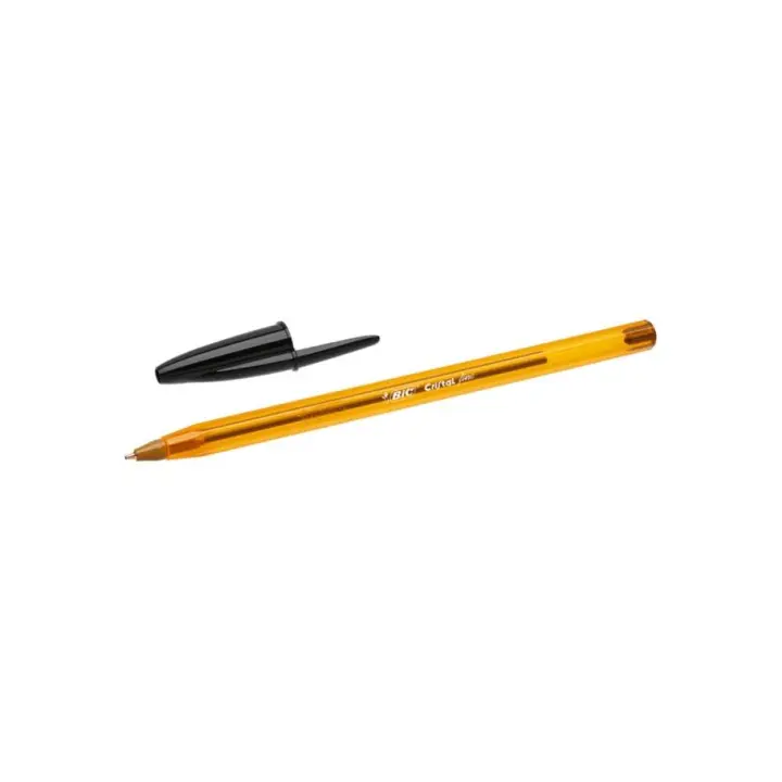 BiC Cristal Original Fine Bolígrafo de punta de bola, punta fina 9 BOLIGRAFOS NEGROS - 1