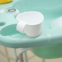 Olmitos - Cubeta Bañera para Bebé con Patas Plegables | Incluye Reductor Antideslizante y Termómetro de Agua, válvula de vaciado y cacito para agua | Desde 0+ Meses - details 4