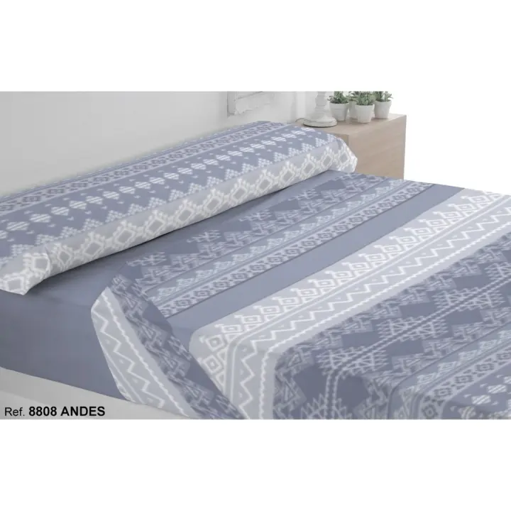 Juego Sabanas Sedalina Invierno TROVADOR Andes Azul - 1