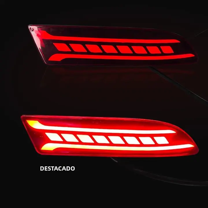 2Pcs Luz De Reflejador Para Parachoques Trasero De Coche Para Toyota Avanza 2022 2023 2024 Luz LED De Señal De Giro Freno Retroiluminado - 1