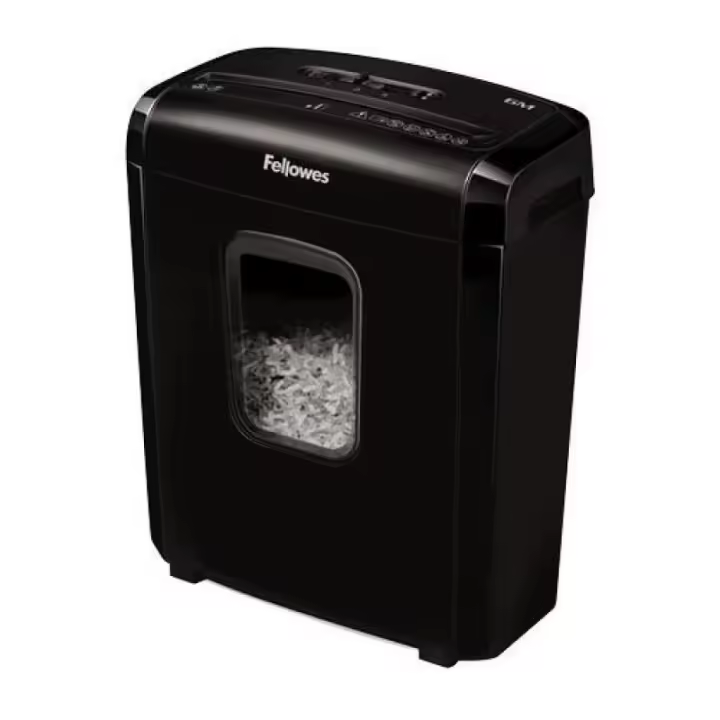 Powershred | 6M | Black | 13 L | Credit cards shredding | dB | Paper handling standard/output 6 sheets per pass | Mini-Cut Shred - 1