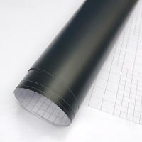 Película De Vinilo Mate Negro Premium Para Coche Adhesivo De Decalcomanía Para Ventanas Y Consolas De Coche Sin Burbujas - details 0