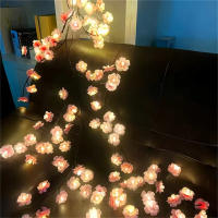 Árbol De Cerezo En Flor LED 72 Luces USB Con 8 Modos Lámpara De Cadena Colorida Para Decoración De Habitación Boda Y Navidad - details 6
