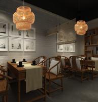 Lámpara Colgante De Bambú Hecha a Mano Estilo Rustico Para Decoración Del Hogar Y Sala De Estar Luz LED Tradicional Semiflujo - details 8
