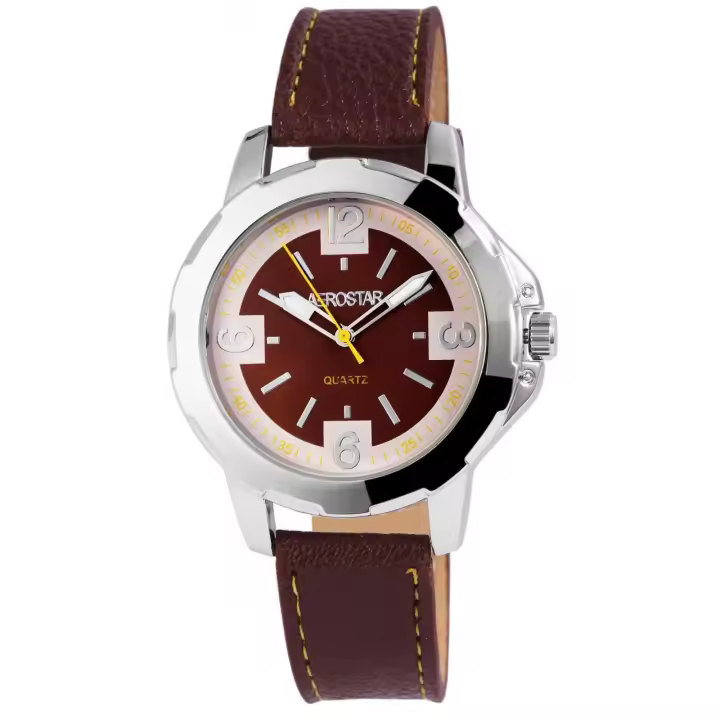 Aerostar ®Reloj Hombre com Bracelete em Pele Sintética - 1