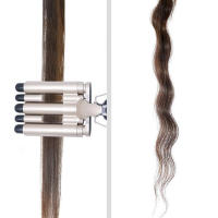 Rizador De Pelo Trípode 3 En 1 Profundo Pequeño Reversible Estilos De Onda Grande Y Pequeña Rizador Y Linterna Para Cabello Seco E Húmedo Máxima Temperatura De 210 °C - details 5