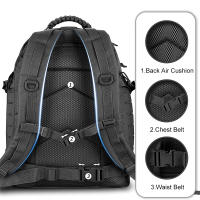 Mochila Táctica De 45L Para Hombres Mochila De Campaña Y Caza Con Sistema Molle Bolsa De Ataque Y Accesorios De Trabajo Exterior Material De Nylon - details 1