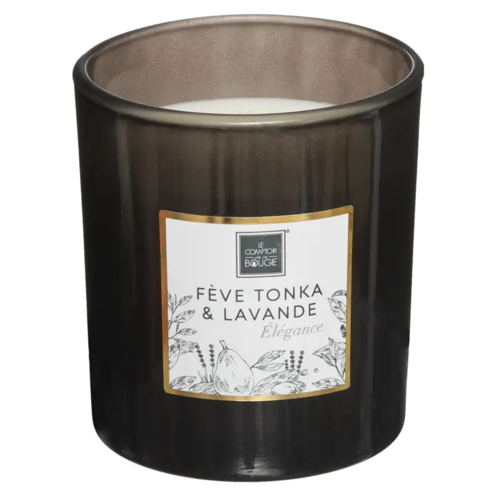 Vela Perfumada Tonka y Lavanda - Dulce Aroma - Envase Reutilizable - 1