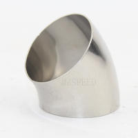 Brazo De Elbow De Acero Inoxidable 304 1.5mm Para Tubo De Acero Inoxidable Conexión De Handrail 45 Grados Soldado - details 2