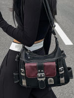 Bolso Bandolera Grande Para Niñas Versátil Suave De Color Contraste Estilo Y2K Para Viajes Compras Y Comunicación - details 6