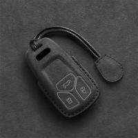 Funda De Llave De Coche En Cuero Para Audi A1 A3 8V A4 B8 B9 A5 A6 C7 A7 A8 Q3 Q5 Q7 S4 S6 S7 S8 R8 TT Accesorios De Terciopelo - details 6