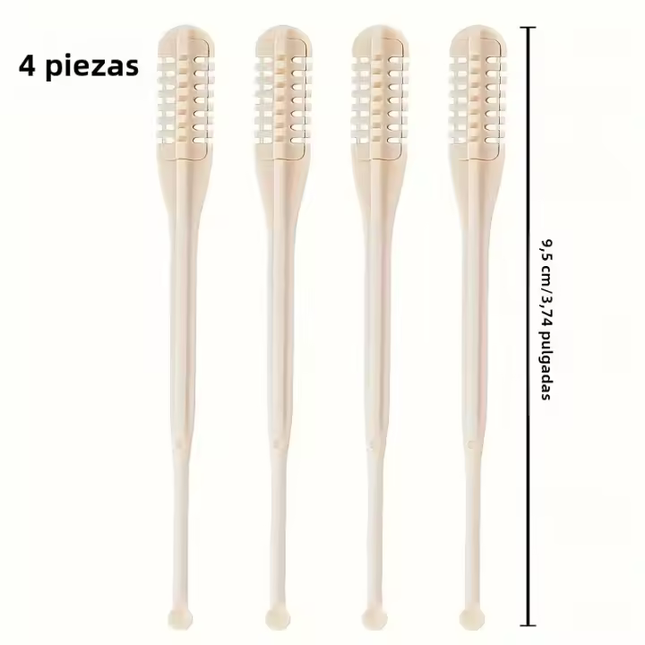 Set De 4 Peine Para Nariz Y Orejas Manual Fácil De Limpiar Sin Baterías Adecuado Para Adolescentes Y Adultos - 1