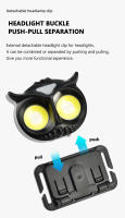 Linterna Frontal LiitoKala Owl LH-208 Recargable Con Batería AAA Ni MH Intercambiable Y Clip De Gorra Impermeable Para Actividades Al Aire Libre - details 5