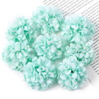 10Pcs Cabezas De Flores Artificiales De Seda Hydrangea Para Decoración De Bodas Fiestas Hogar DIY Corona Regalo Accesorio - details 13