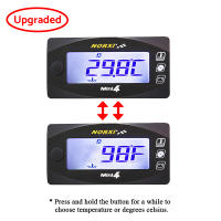 Medidor De Temperatura Doble MINI 4 Para Motocicleta CB500X NMAX125 XMAX250 300 Digital LED Medidor De Voltaje Tiempo De Cabeza De Cilindro Y Temperatura Del Agua - details 1