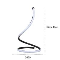 Lámpara De Mesa Nórdica LED Moderna En Acrílico Y Metal Para Lectura Y Decoración De Habitación Dormitorio Sala De Estar Estudio Luz Nocturna - details 1