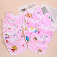 Paquete Aleatorio De 5/8/10 Toallas De Algodón Para Bebés Babadores Antisaliva Con Dibujos Infantiles Impermeables Accesorios Para Niños Y Niñas De 0 a 36 Meses - details 2