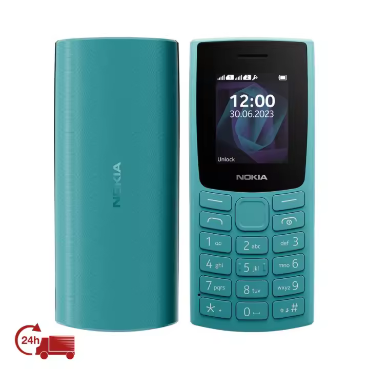 Teléfono Nokia 105 (2023) con una sola SIM, teclado numérico, pagos UPI integrados, batería de larga duración y radio FM inalámbrica - 1