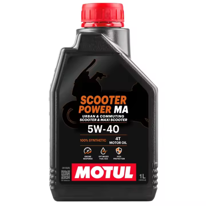 Aceite Motul Scooter Power 4t 5w40 Ma 1l   Ce U - 1