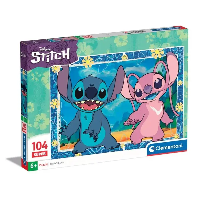 Stitch & Angel Puzzle 104 Piezas Clementoni - Rompecabezas Lilo & Stitch - 1