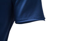 Novedad de verano, camiseta de manga corta de color liso para hombre, talla europea, tops informales, camiseta de algodón con cuello redondo - details 12