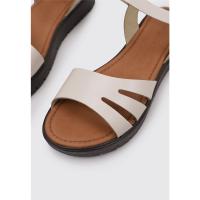 Sandra Fontán CAMPAGNA Sandalias De Cuña Mujer Beige - details 1