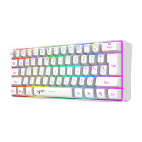 L500 Wired/Wireless Gaming Keyboard 61 Keys With Dynamic RGB Backlight For PC Laptop Gamer - details 23