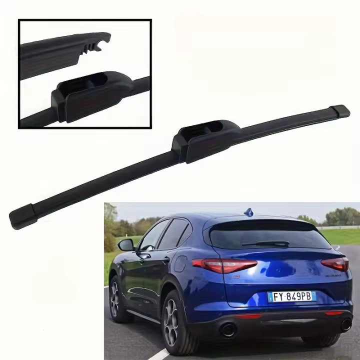 Limpiaparabrisas Trasero 13" Para Alfa Romeo Stelvio 2016-2023 Cepillo De Lluvia Para Ventana Trasera Y Parabrisas Material De Goma - 1