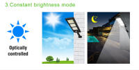 Lámpara De Calle Solar Exterior 2000W Con Sensor De Movimiento Control Remoto Impermeable Alta Potencia Brillante Para Hogar Y Courtyard - details 6