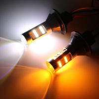Luces De Señalización LED 12V 2 En 1 DRL Y Lámparas De Dia Para Coche Indicadores De Niebla 1156 42 LEDs Accesorios Automotrices - details 1