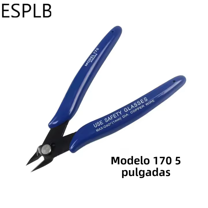 Alicates Diagonales ESPLB 170 II Para Corte De Alambre Herramientas Manuales Ajuste De Largo De Cable Corte De Diagonal - 1