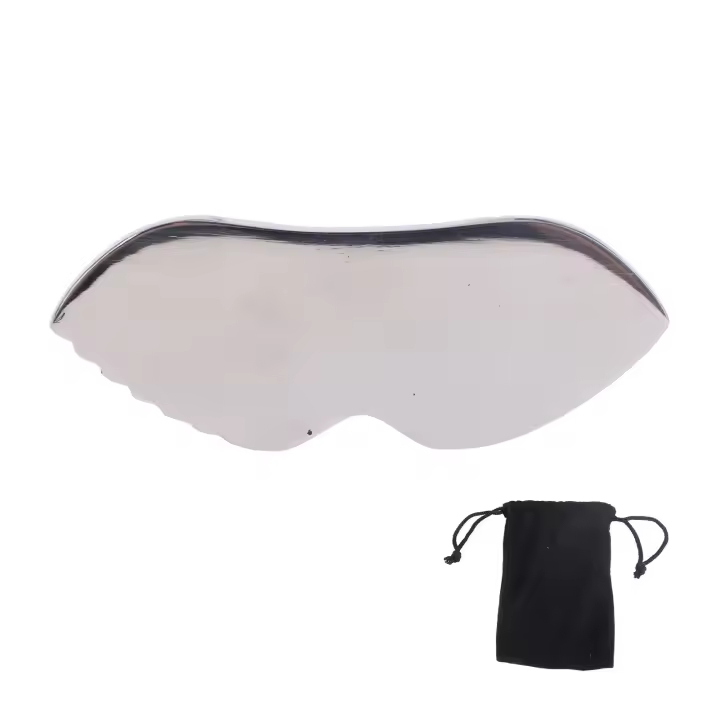 Tablero De Masaje Gua Sha Con Borde Cepillo De Acero Inoxidable 304 Herramienta Smoother Para Alivio Del Dolor En Tissue Suave Cuidado Del Cuerpo - 1