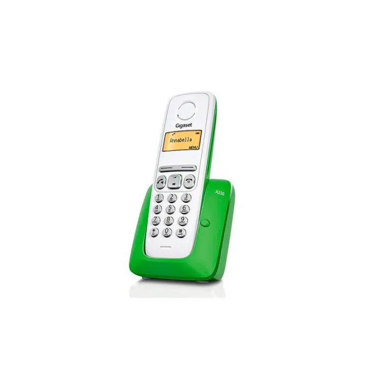 Teléfono Inalámbrico Gigaset A130 con Función Identificación de Llamadas y Modo Eco - Verde - 1