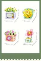 Bloques De Construcción De Cámara Con Flores Eternas Juguetes DIY Creativos Para Niños Regalos De Cumpleaños Modelos De Suculentas En Macetas Adecuado Para Adolescentes Y Adultos - details 7