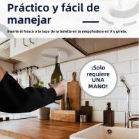 Abrebotellas Multifuncional Inoxidable Para Armario Herramientas De Cocina Auxiliares Abrepatas Y Jarros Ajustable Al Aire Libre - details 2